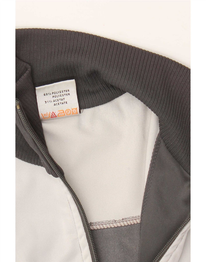 Puma Mens Tracksuit Top Jacket Médio Cinza Colourblock Poliéster