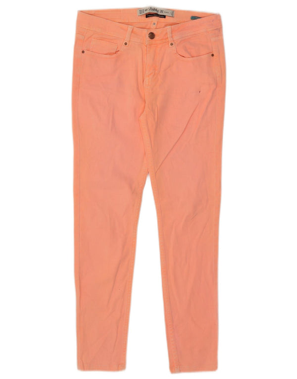Zara Mulher Trafaluc Skinny Jeans EU 34 2XS W24 L24 Laranja
