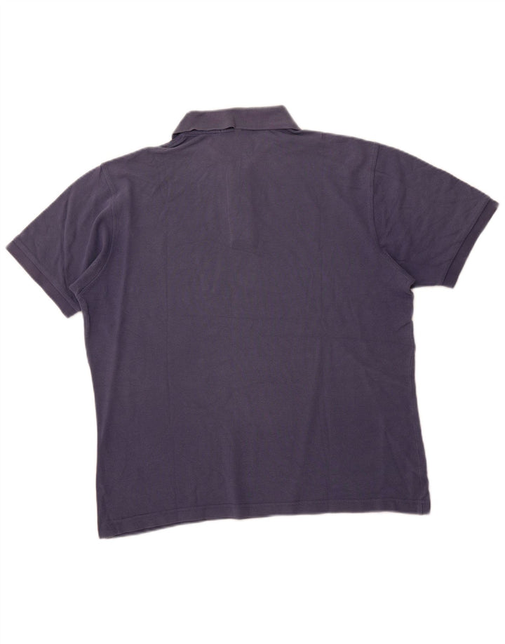 Camisa polo masculina PIERRE CARDIN de algodão azul marinho médio