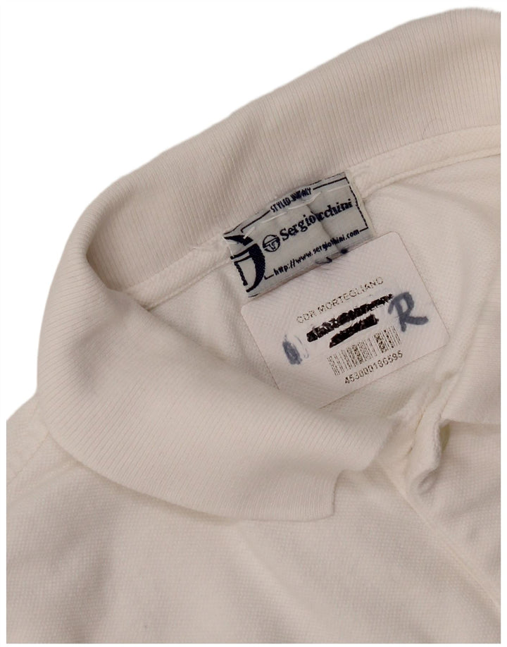 Camisa polo masculina Sergio Tacchini média branca