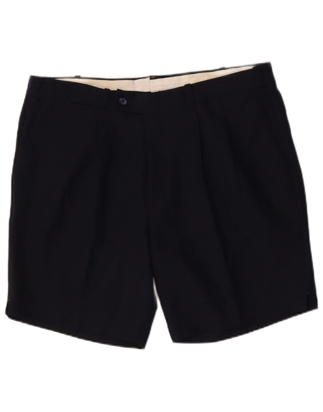 Farah Mens Chino Shorts W38 XL Poliéster Azul Marinho