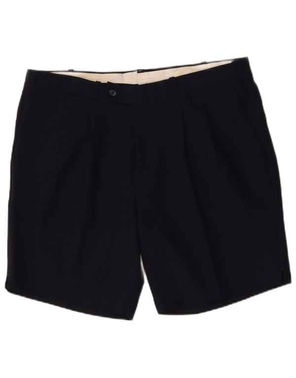 Farah Mens Chino Shorts W38 XL Poliéster Azul Marinho