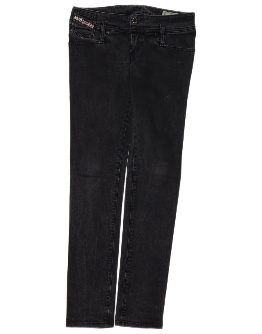 DIESEL Feminino Matic Slim Jeans W27 L32 Algodão Preto