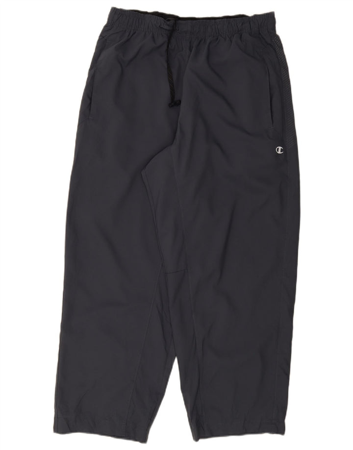 Calça de treino masculina Champion grande cinza poliéster