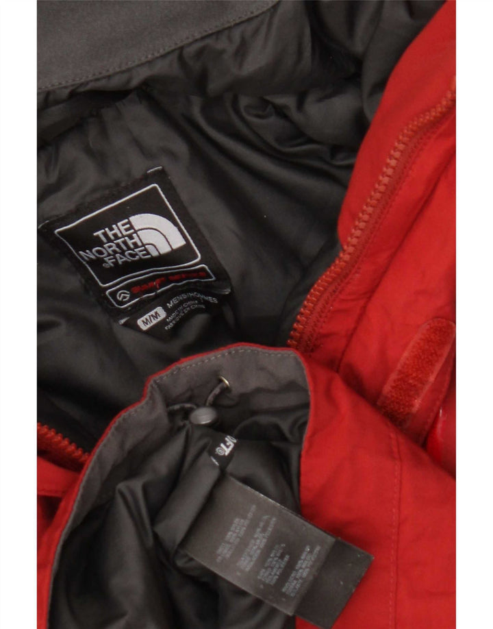 Jaqueta corta-vento masculina The North Face Hyvent UK 38 Medium Red Colourblock