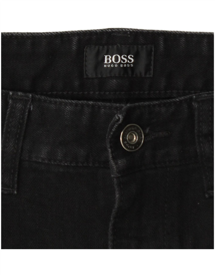 Hugo Boss Masculino Jeans Slim W32 L32 Algodão Preto