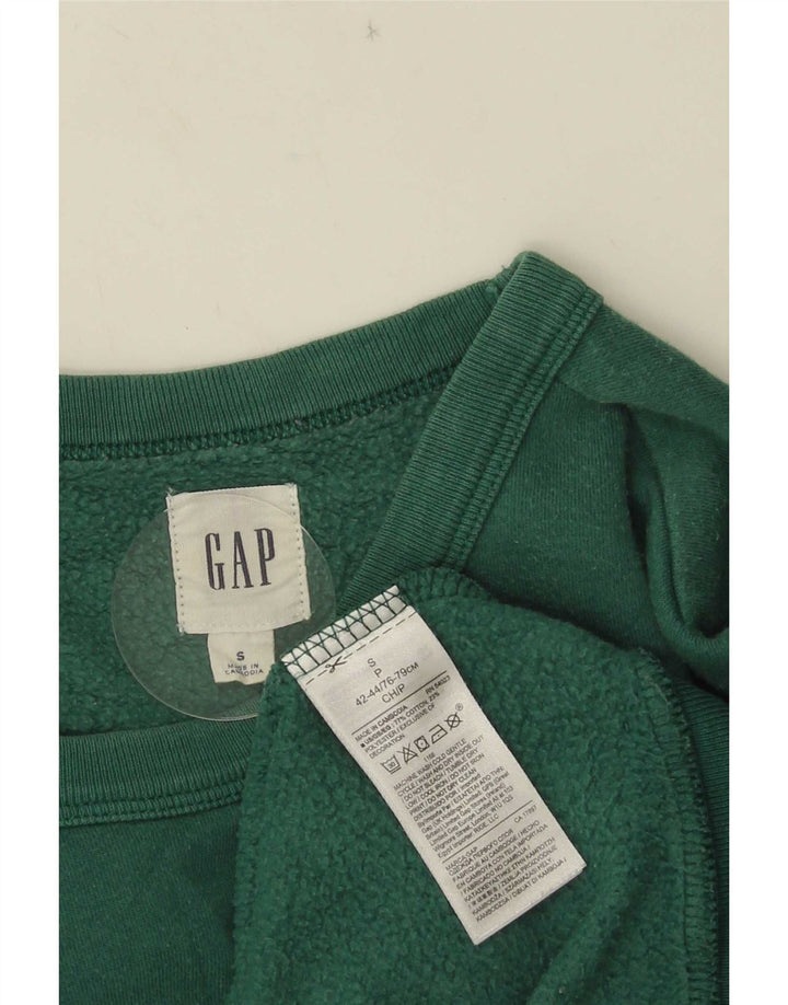 Gap moletom masculino gráfico jumper pequeno algodão verde