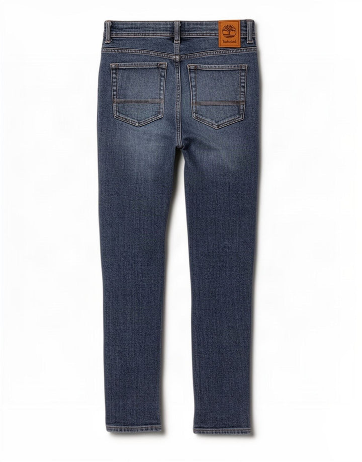 Timberland Jeans Slim Feminino W30 L32 Azul Algodão
