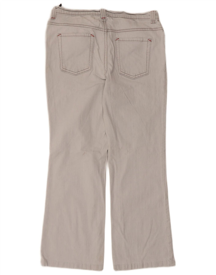 Calça jeans feminina Marks & Spencer Bootcut Reino Unido 12 médio W30 L26 algodão azul