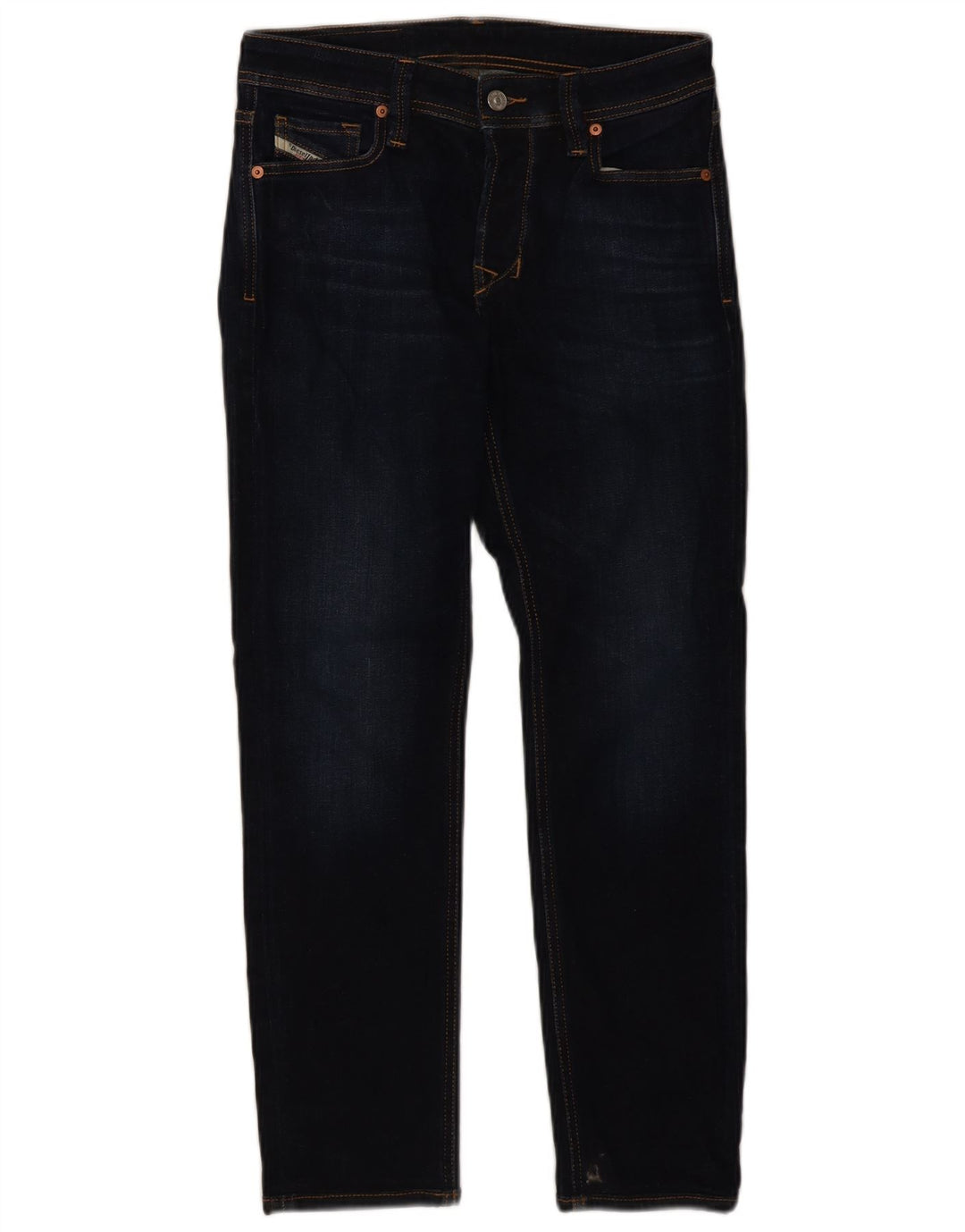 Jeans retos femininos Diesel W28 L28 azul marinho