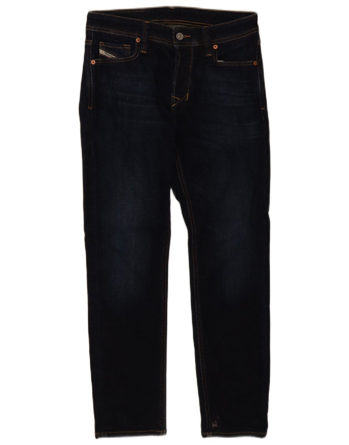 Jeans retos femininos Diesel W28 L28 azul marinho