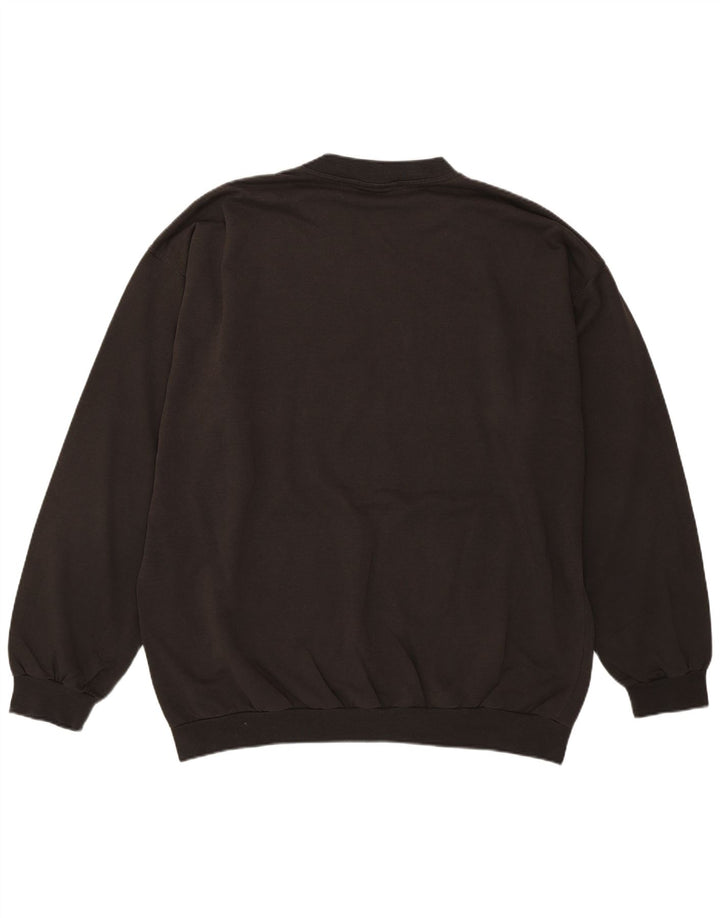 Reebok Mens Moletom Jumper 2XL Marrom