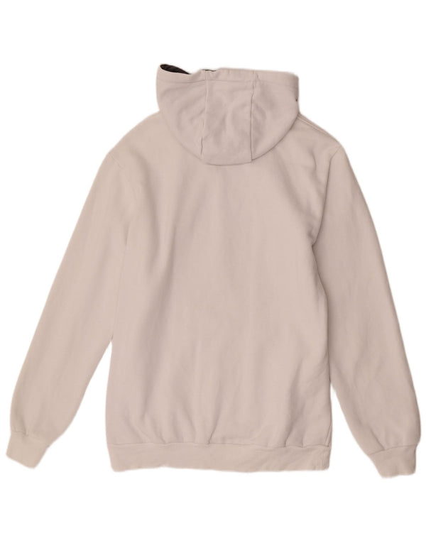 Adidas masculino gráfico regular ajuste moletom com capuz médio algodão branco
