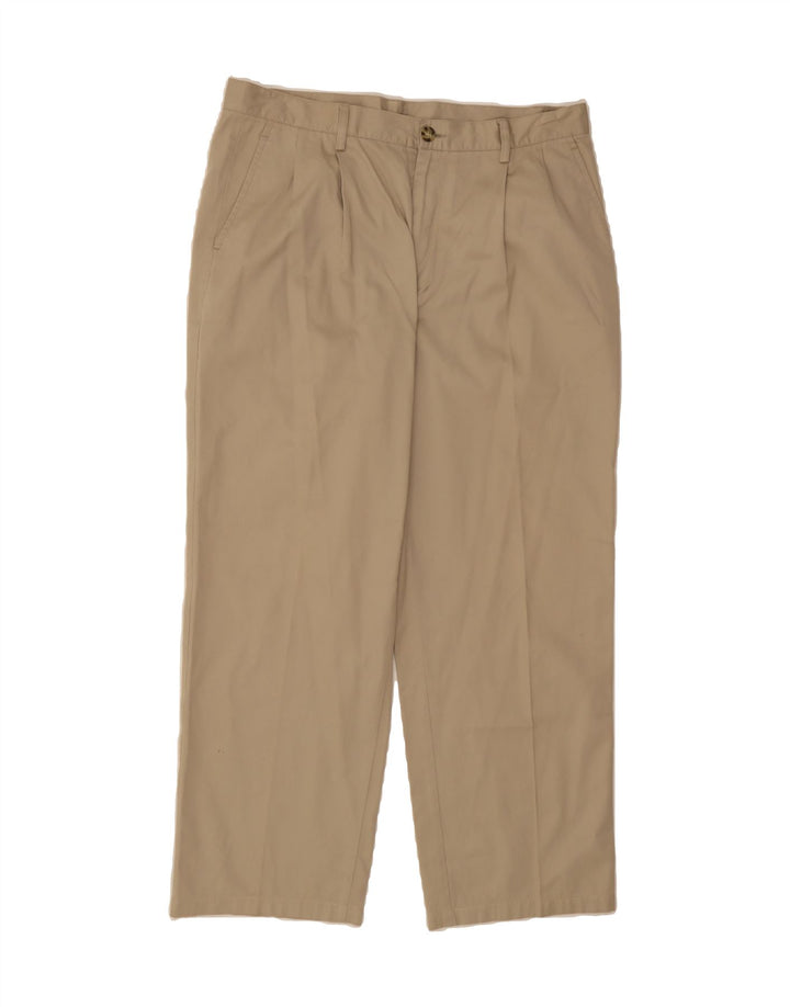 RIFLE Mens Straight Chino Trousers W36 L28 Beige Cotton Vintage Rifle and Second-Hand Rifle from Messina Hembry 