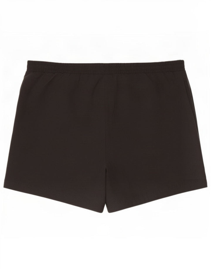 Shorts esportivos masculinos Adidas médio preto colorblock poliéster