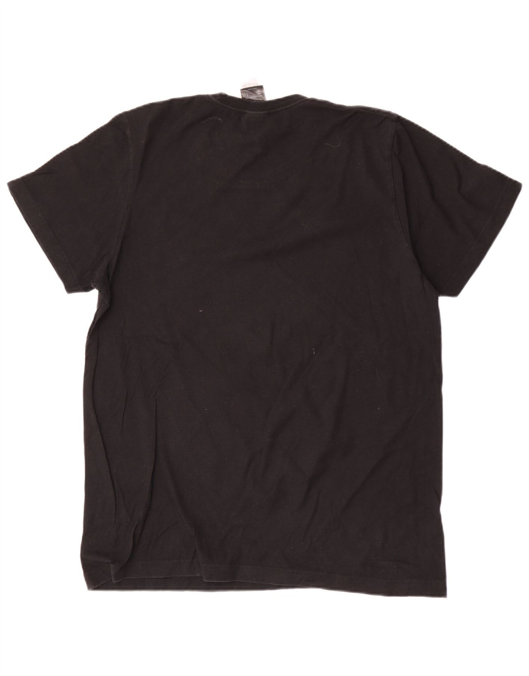 Adidas Mens Graphic T-Shirt Top Médio Algodão Preto