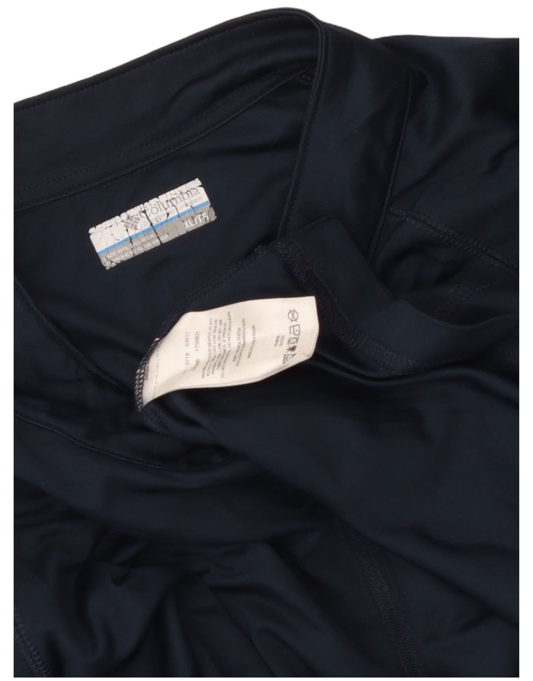 Columbia Mens Omni-Shade Graphic Pullover Treino Top XL Azul Marinho