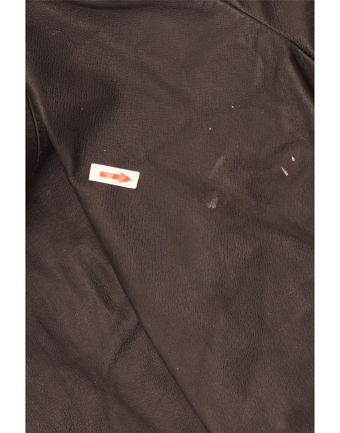 Jaqueta blazer masculina vintage de couro com 3 botões Reino Unido 38 couro preto médio