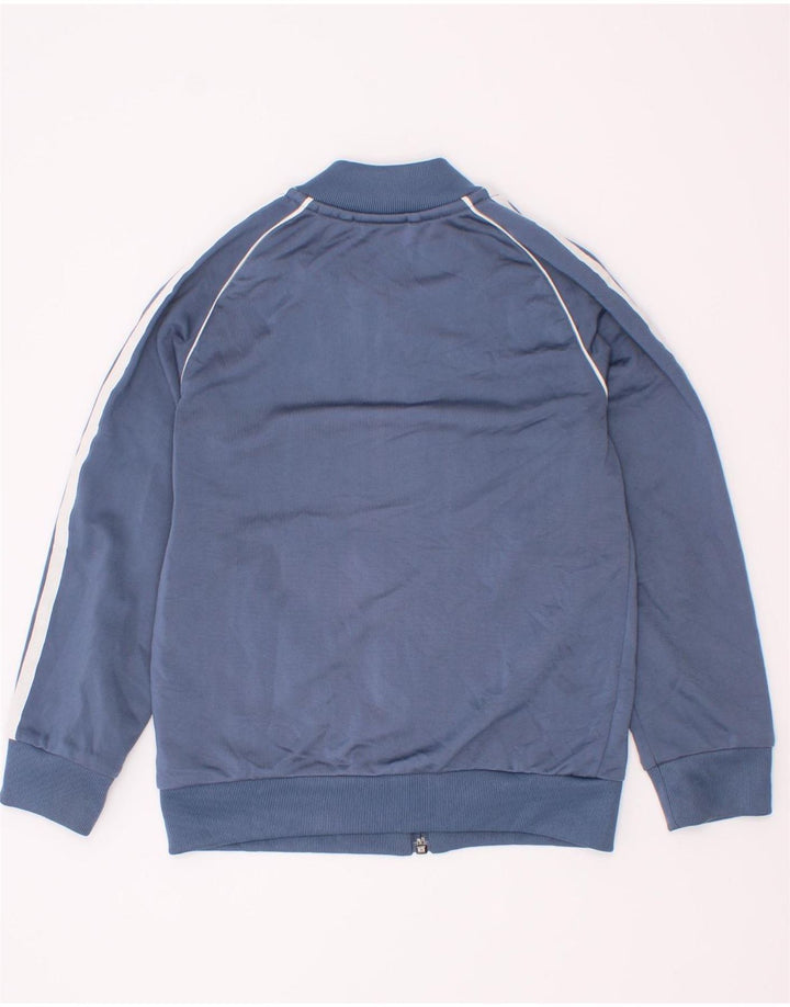 Jaqueta Adidas Boys Graphic Tracksuit Top 5-6 Anos Azul Colorblock