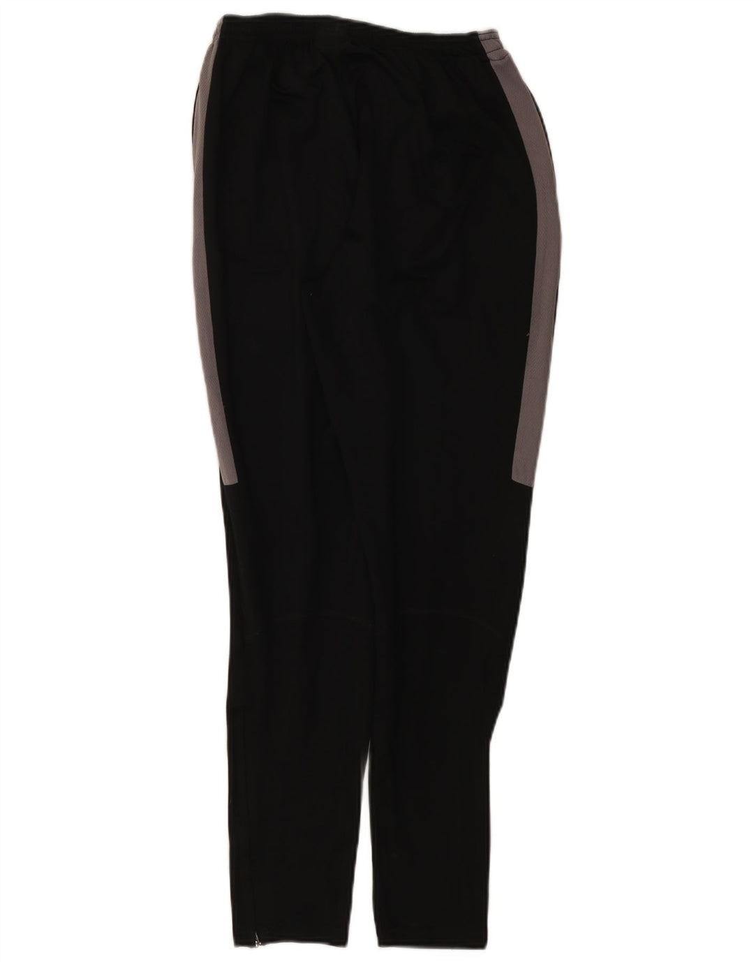 Calça de treino masculina Nike Dri Fit pequena preta colorblock poliéster