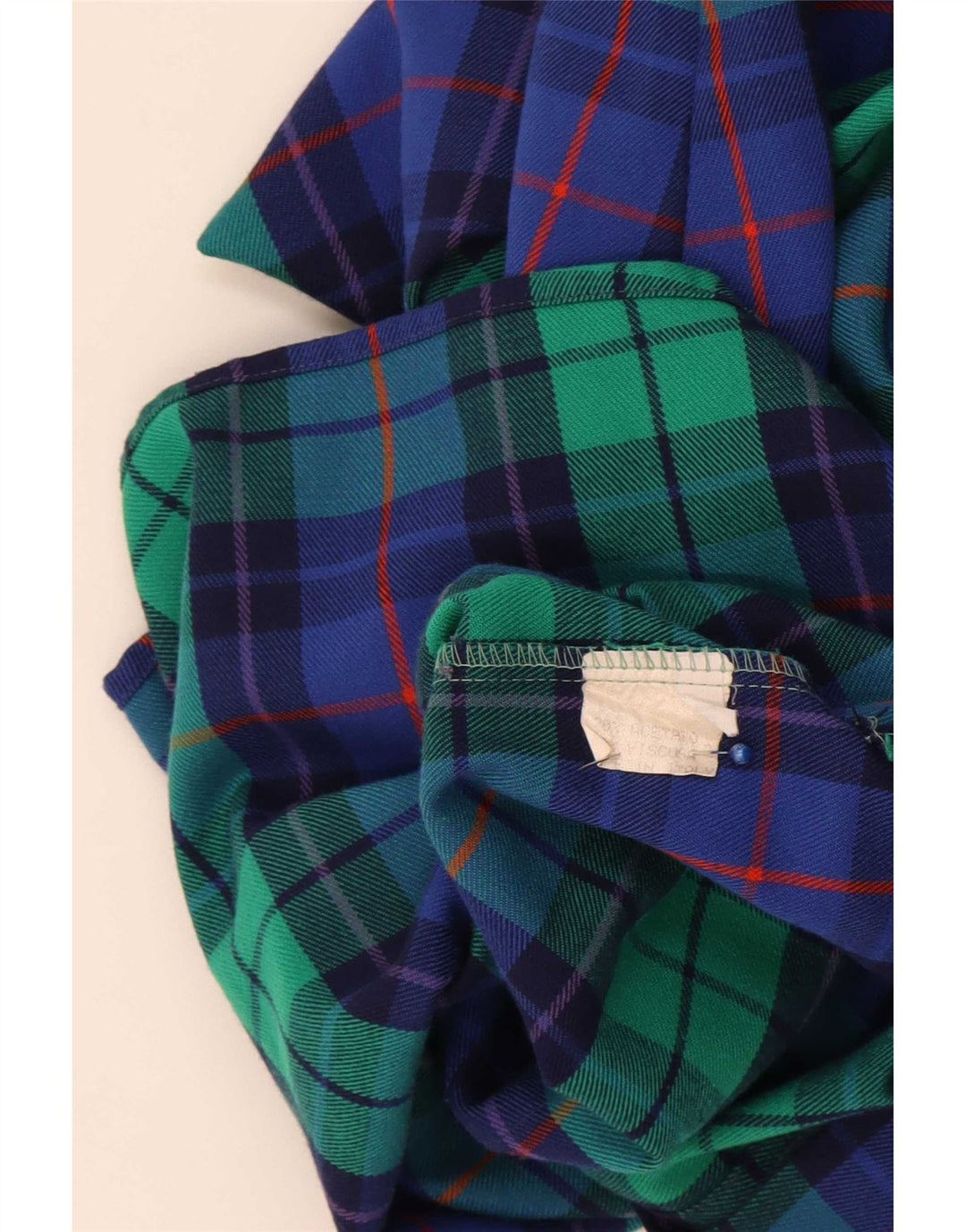Camisa feminina de flanela Gabri elle La Camicia UK 16 grande xadrez multicolorida