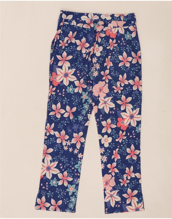 Calça feminina BLUGIRL BLUMARINE IT 42 Médio W28 L25 Azul Floral