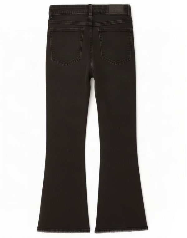 Zara Jeans feminino queimado EU 36 XS W26 L26 preto