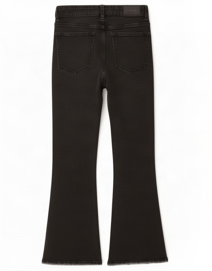 Zara Jeans feminino queimado EU 36 XS W26 L26 preto