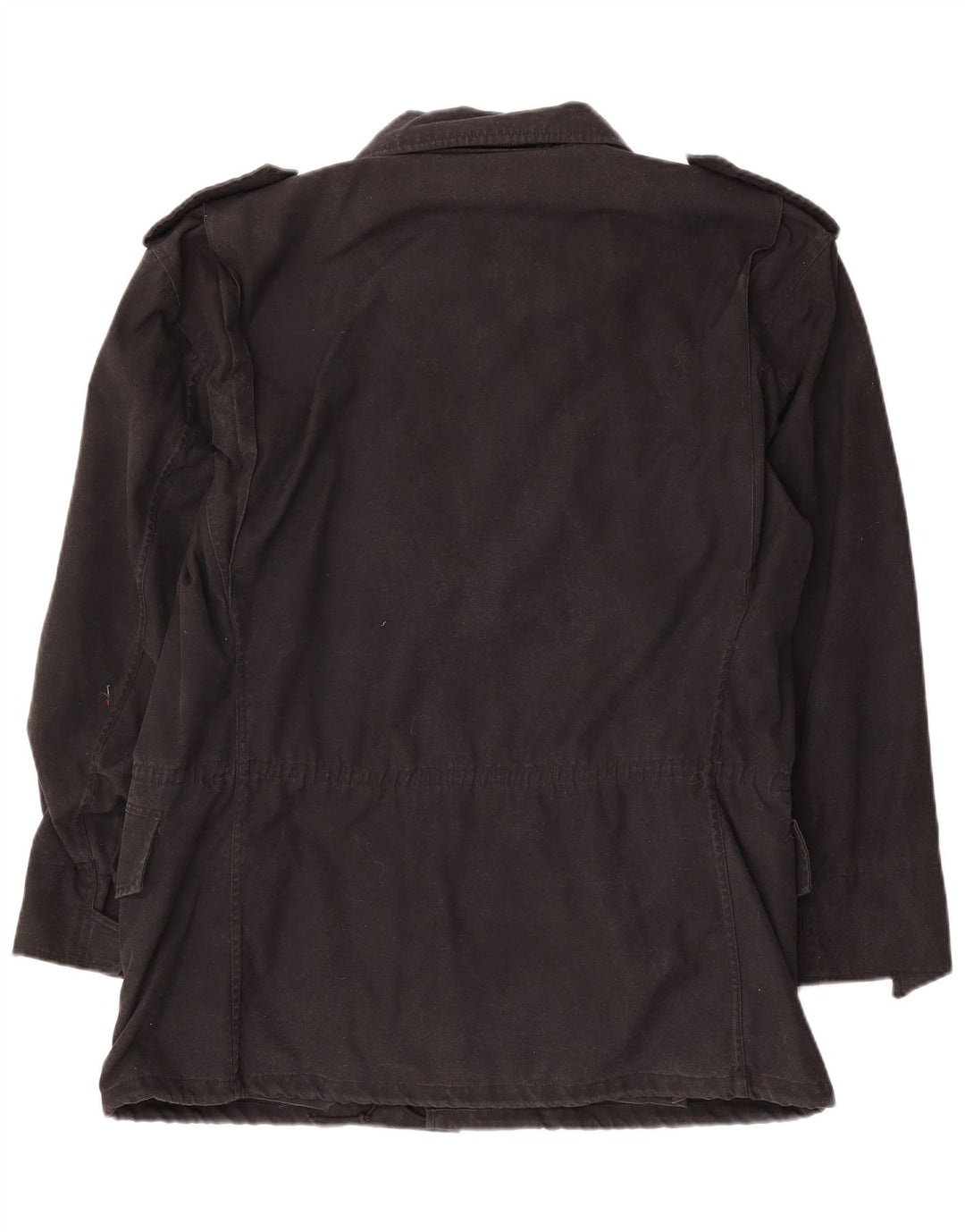 Jaqueta militar masculina vintage UK 40 grande algodão preto