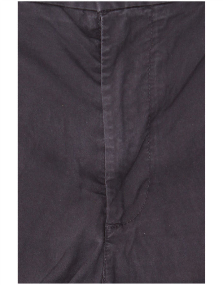 Shorts chino masculino Marks & Spencer W36 grande algodão azul marinho