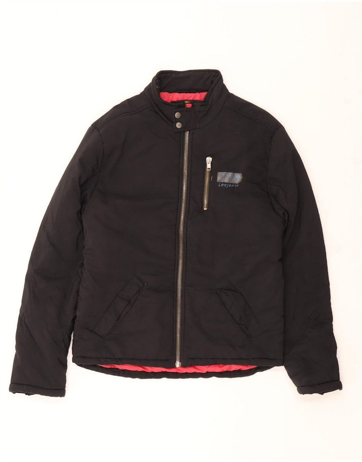 Jaqueta acolchoada masculina Lee UK 42 XL poliéster preto