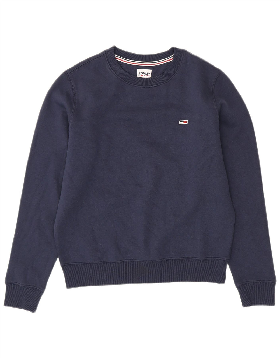 Suéter oversized feminino TOMMY HILFIGER Reino Unido 6 XS azul marinho algodão