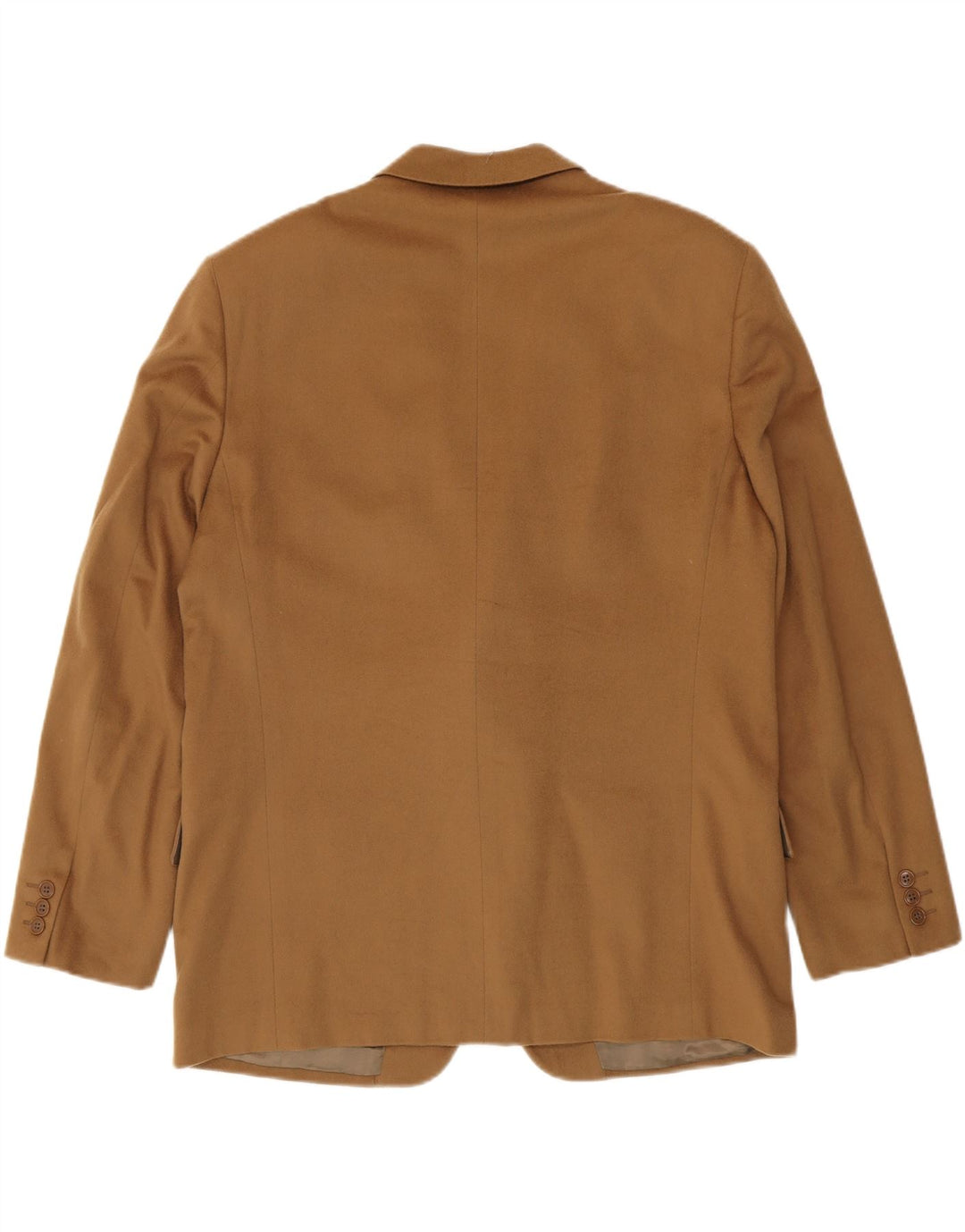 Jaqueta blazer masculina clássica de 2 botões UNGARO IT 54 2XL lã virgem marrom