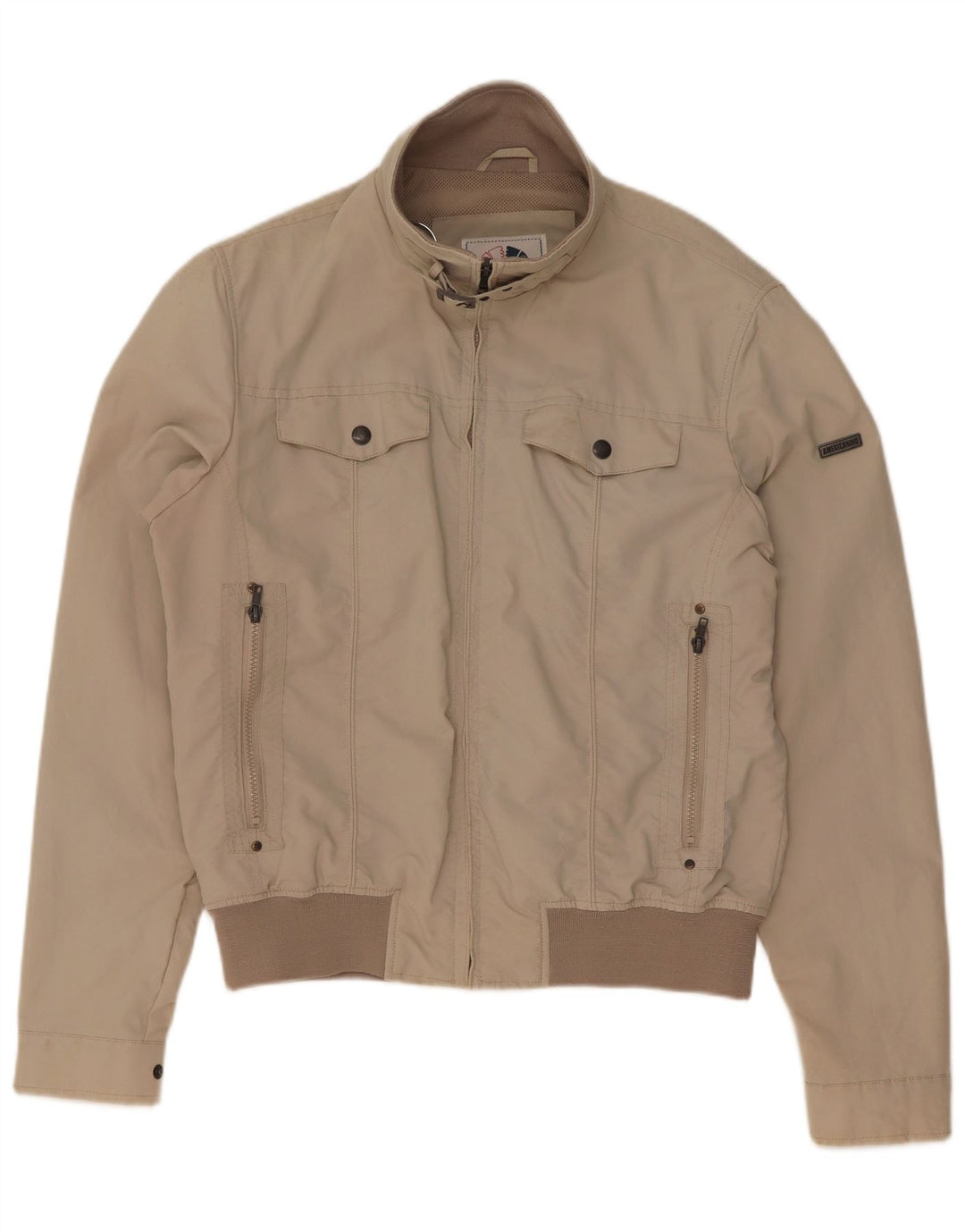 Jaqueta bomber masculina Americanino UK 38 poliamida bege médio