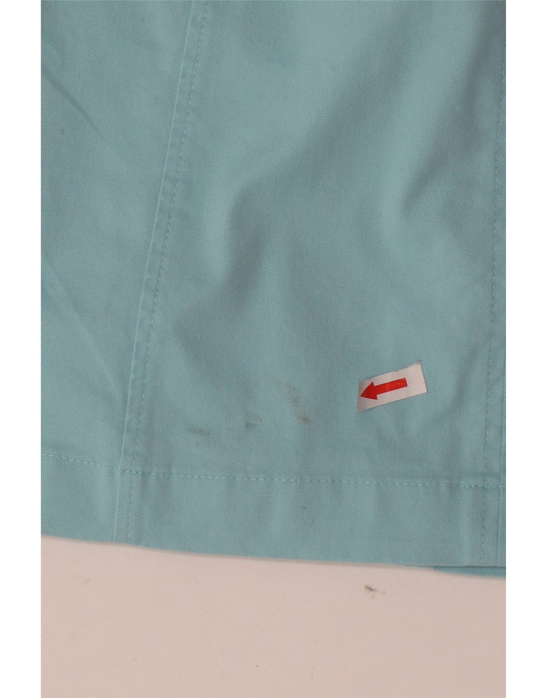 Vestido feminino Boden sem mangas com bainha UK 12 algodão azul médio