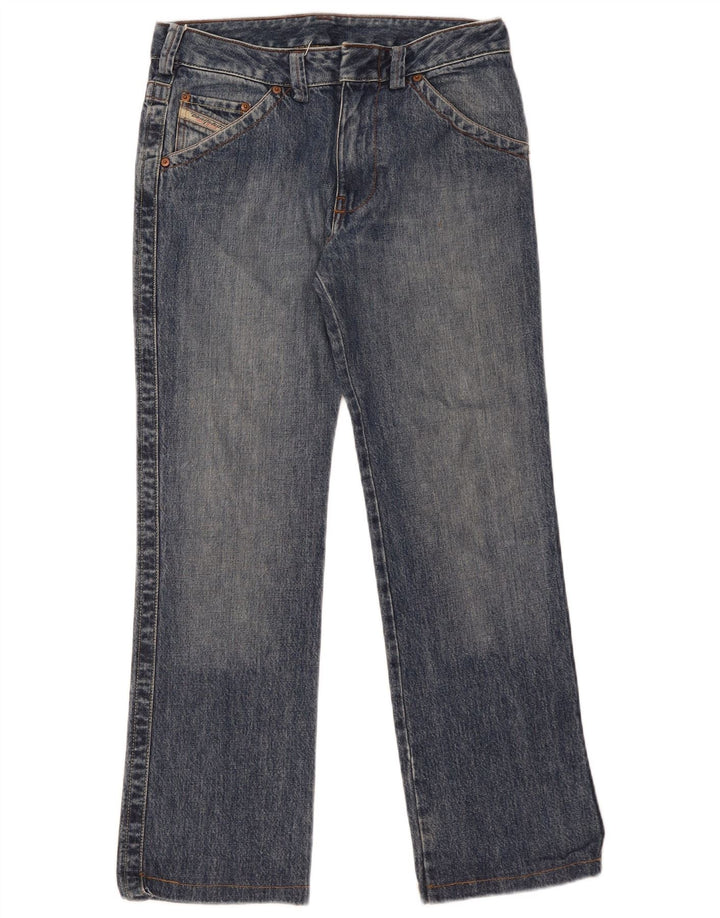 DIESEL Jeans retos femininos W29 L30 algodão azul