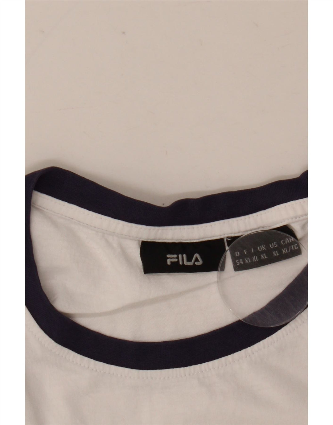 Camiseta masculina Fila Graphic Top XL branco