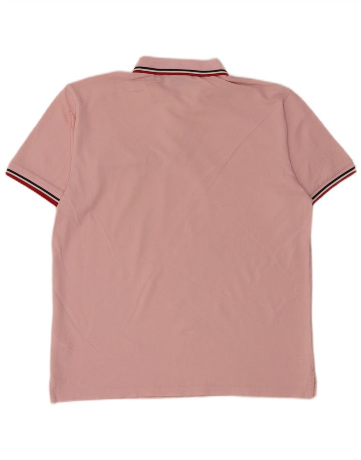 Camisa polo masculina GANT médio algodão rosa