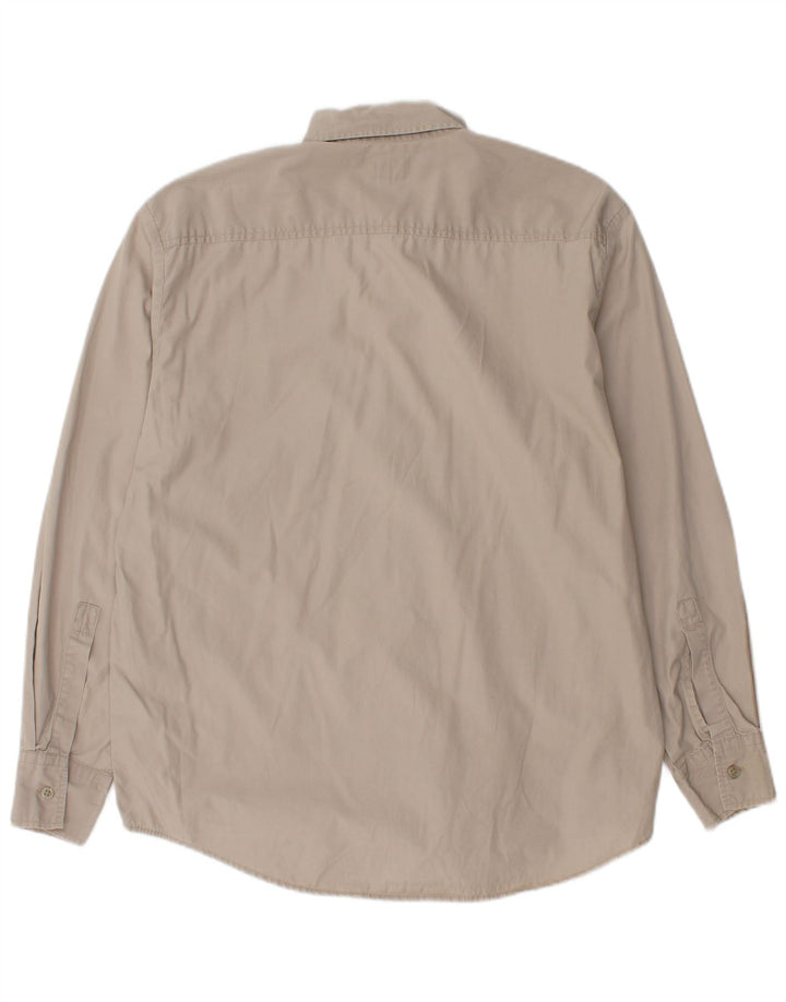 Camisa masculina Levi's cinza médio algodão