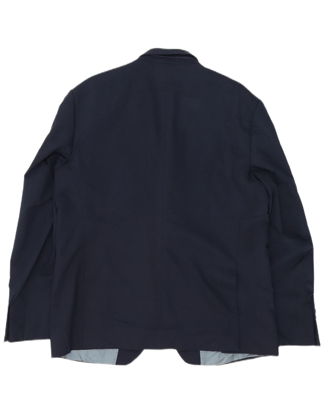 Jaqueta blazer masculina Zara com 2 botões EU 56 XL azul marinho viscose
