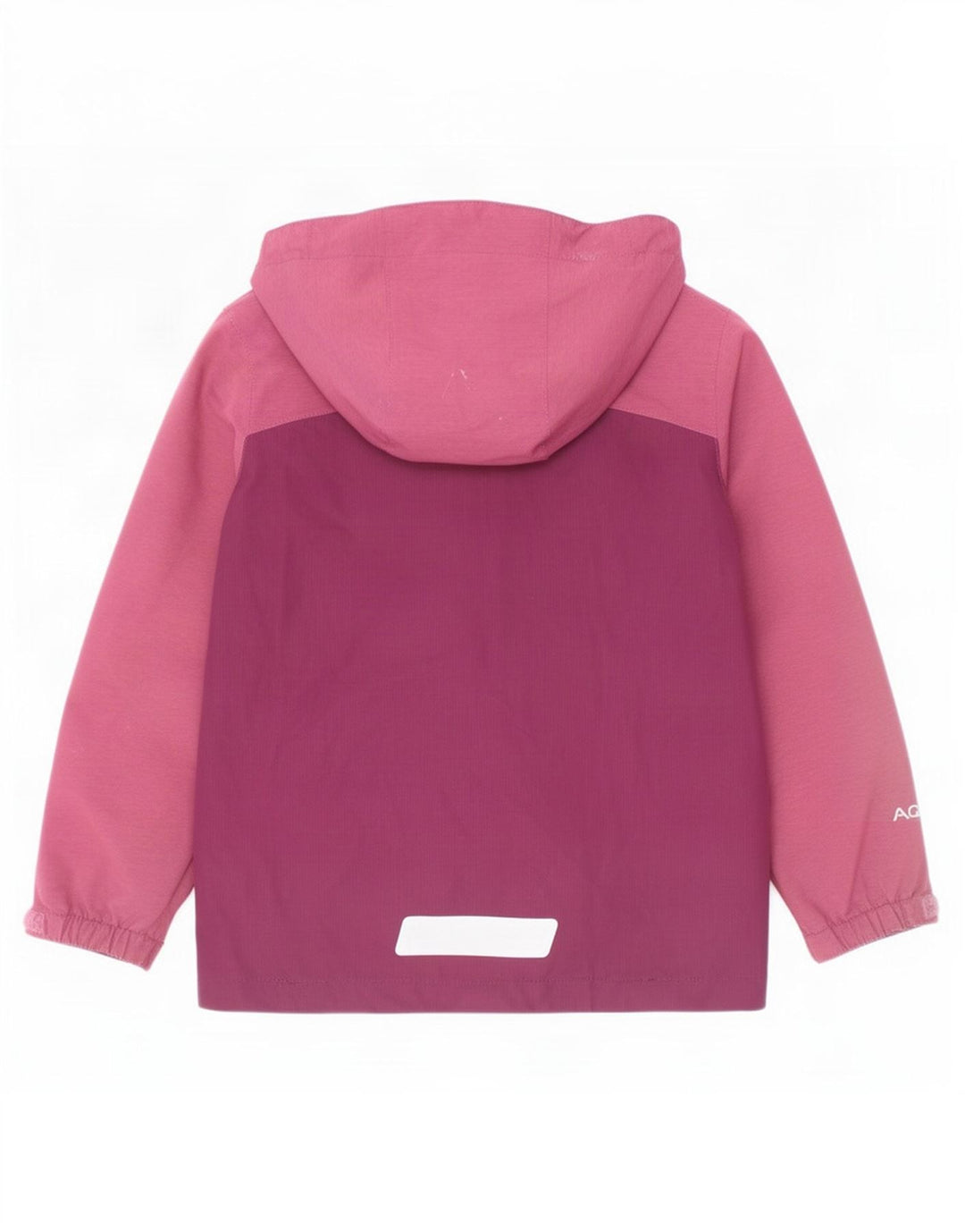 Jaqueta de chuva com capuz para meninas Berghaus 5-6 anos poliéster colorblock marrom