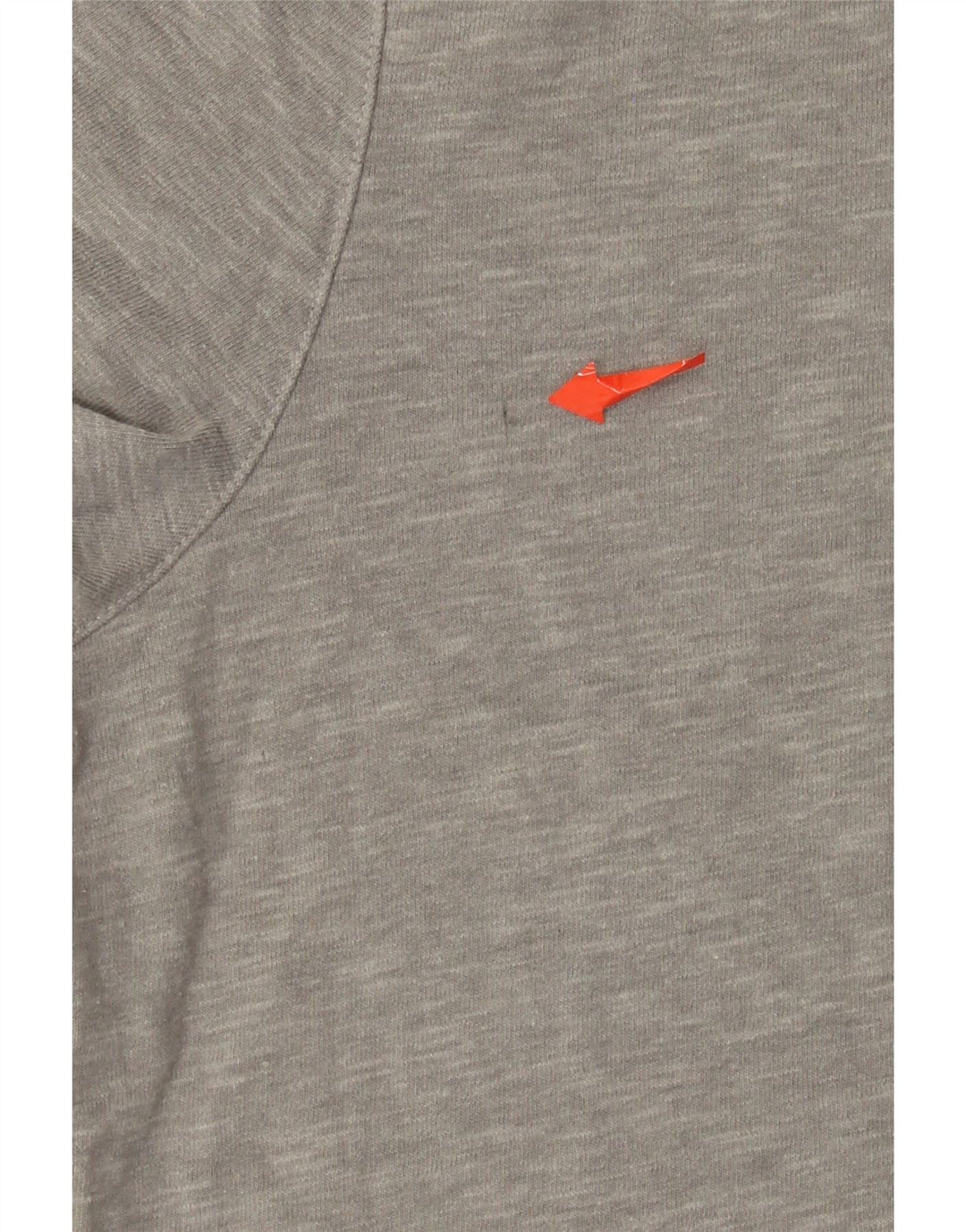 Camiseta masculina Superdry Top grande algodão manchado cinza