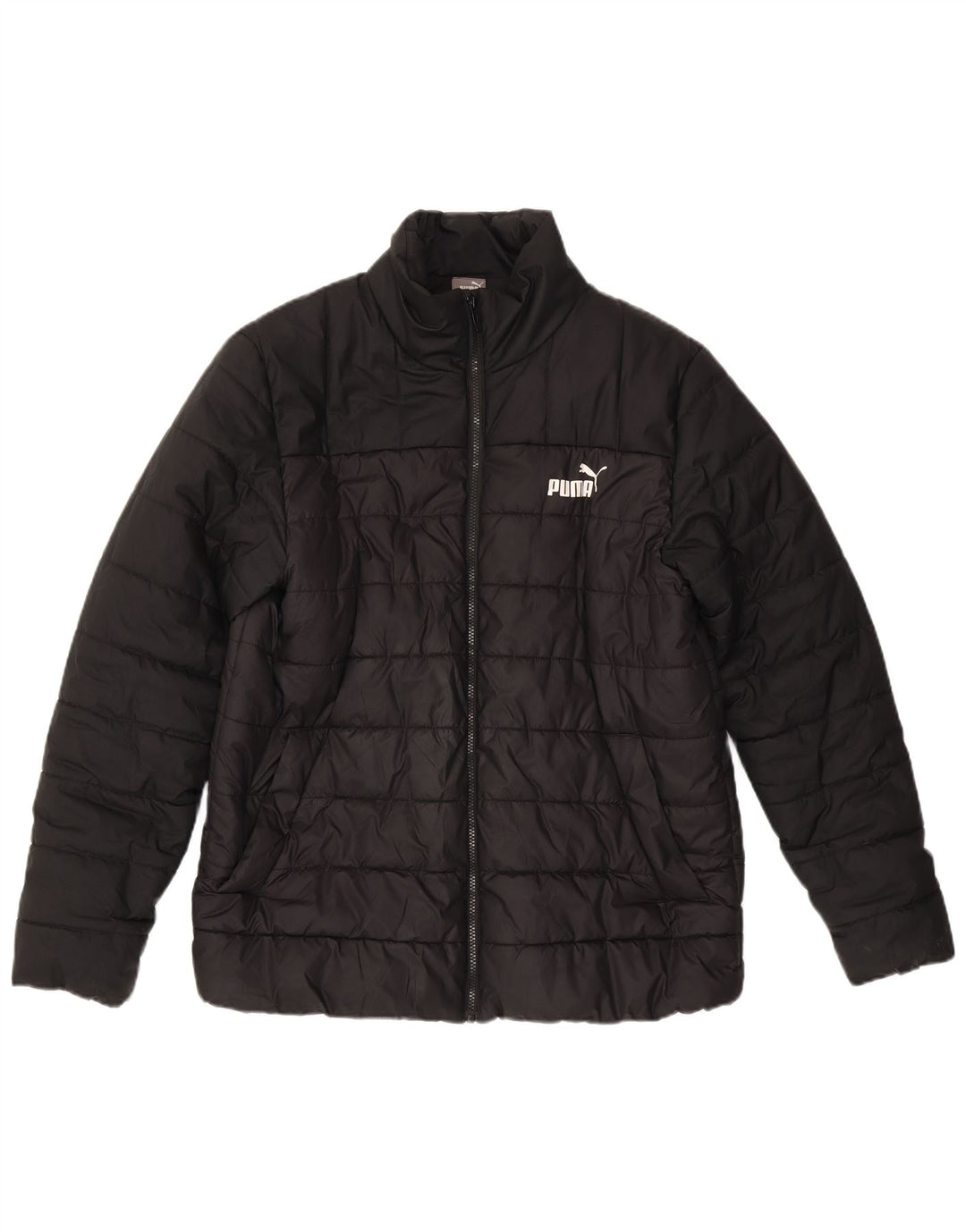 Jaqueta Puma Masculina Graphic Padded UK 40 Grande Poliéster Preto