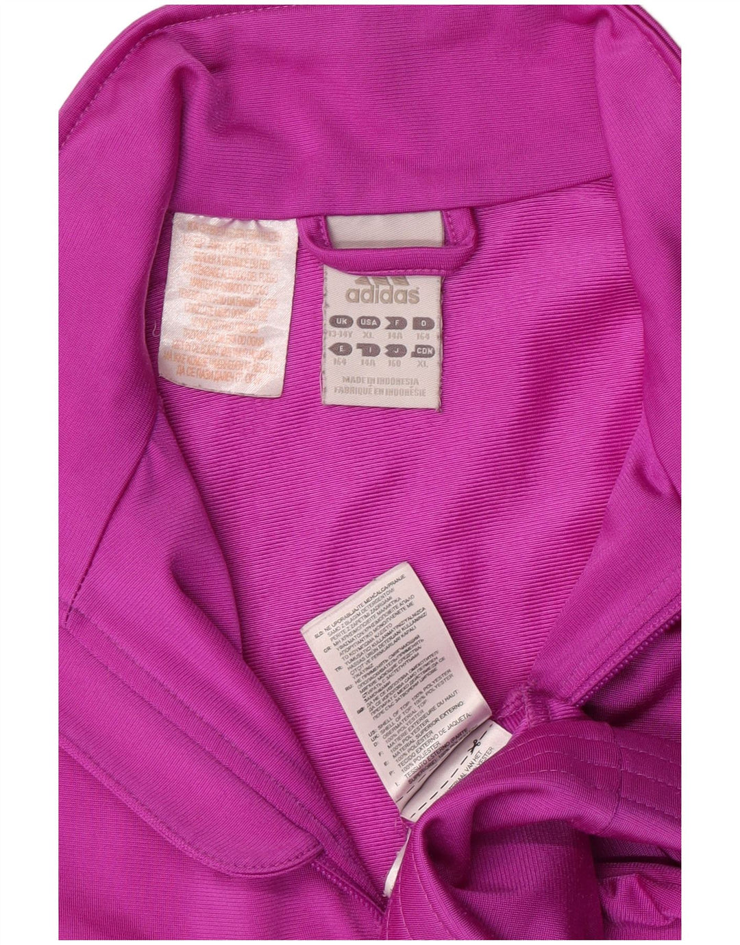 Jaqueta Adidas Meninas Treino Top 13-14 Anos Roxo Poliéster