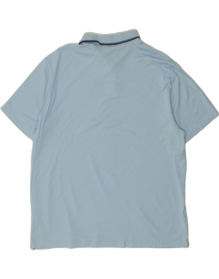 IZOD Mens Polo Shirt 2XL Blue Cotton Vintage Izod and Second-Hand Izod from Messina Hembry 