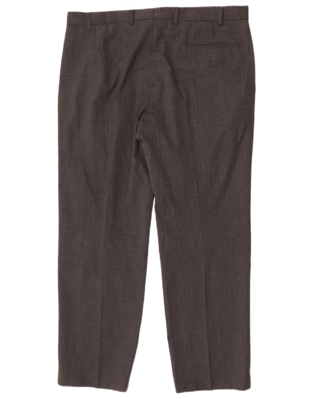 Calça masculina Marks & Spencer reta regular fit W36 L29 lã cinza