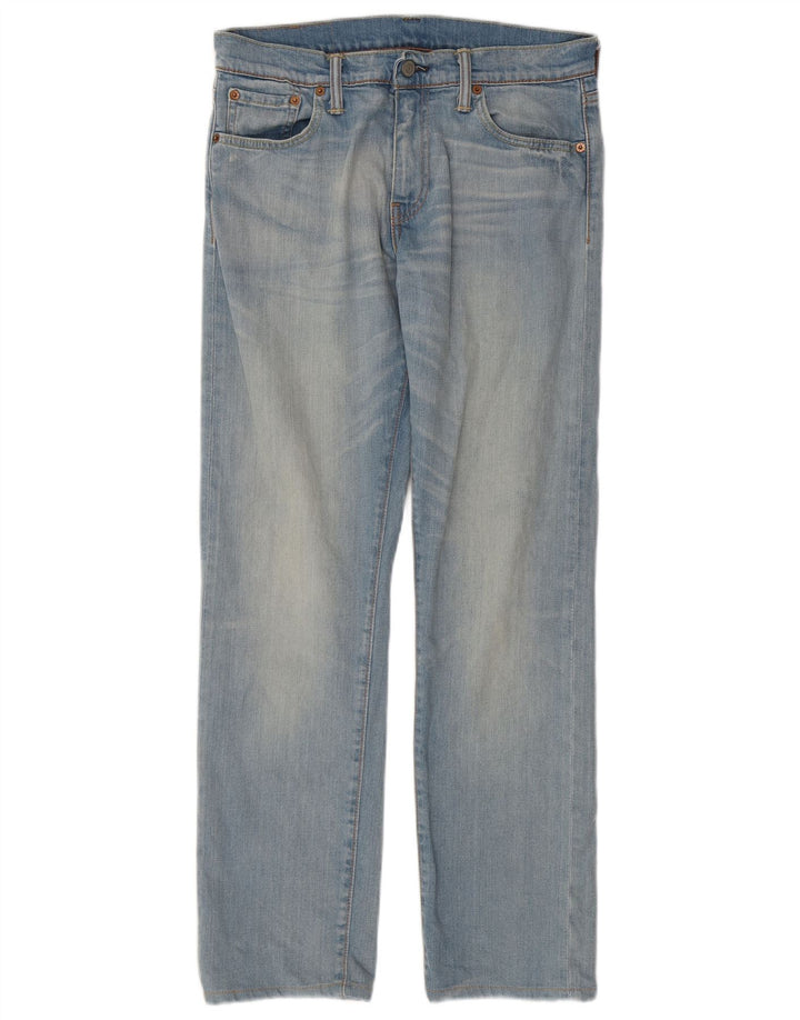 LEVI'S Masculino 504 Straight Jeans W30 L32 Azul Algodão