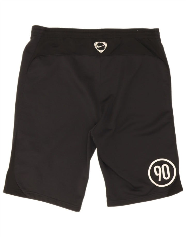 Shorts esportivos gráficos masculinos Nike grande poliéster preto
