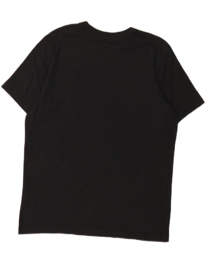 Camiseta Nike Masculina Dri Fit Graphic Top Médio Algodão Preto