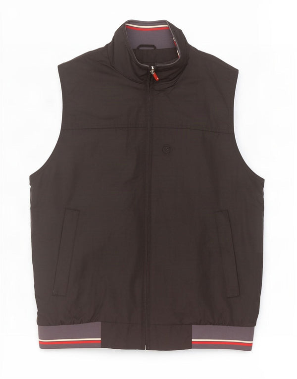 Colete masculino Brugi UK 38 poliamida colorblock preto médio